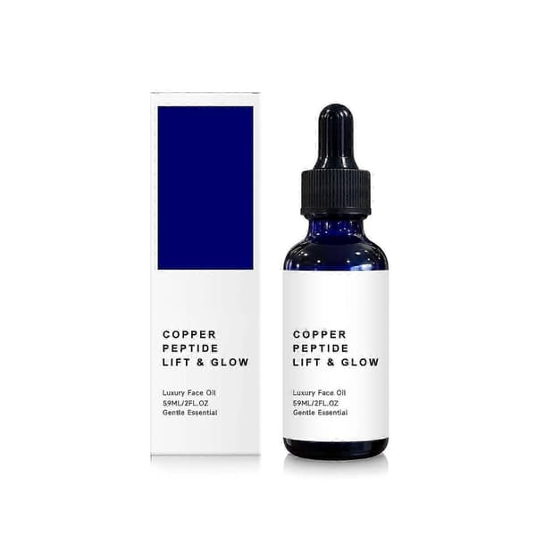 Ansigtskobberpeptidserum, Anti-aging ansigtsserum, Forbedrer hudens fasthed, Reducerer fine linjer og rynker 3PCS