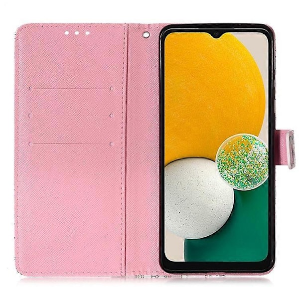 Kompatibel med Samsung Galaxy A54 5G YB Mønsterprint Læderserie-2 Fuldt Indpakket PU Læder 3D Mønsterprint Telefoncover