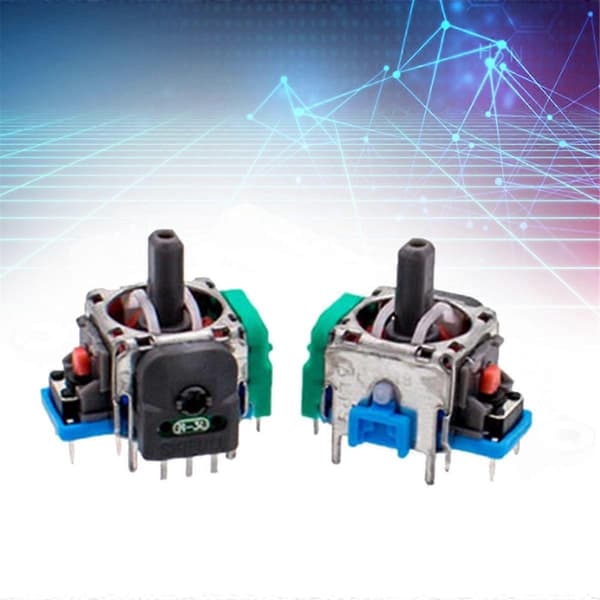 10 stk. Hall elektromagnetisk joystick til spillekonsol 3D Hall joystick sensor potentiometer
