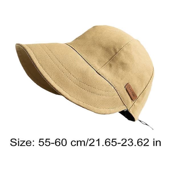 Vegan Solhatt - Bred Brätte, UPF-skydd, Fiskarstil white