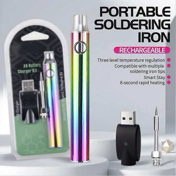 350mAh Threaded Soldering Iron Kits Portable Rechargeable Welding Tools Vit