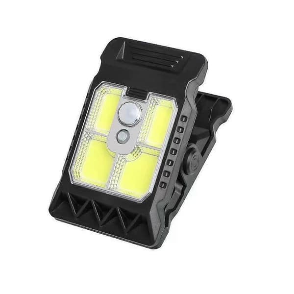 Utendørs LED Solar Klippelys Bærbar Vanntett Kroppssensorlampe HO T COB