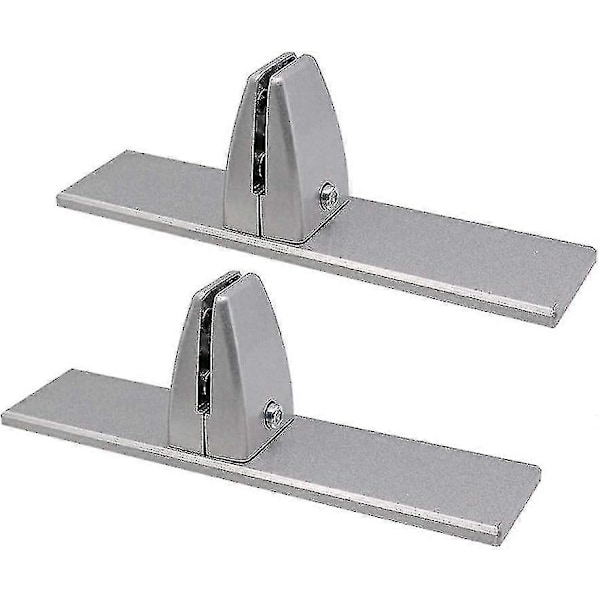 2-pack Skrivbordsavdelare Klämmor Med Monteringsskruvar, Skärm för Sekretess på Skrivbordet i Aluminiumlegering För Kontorspartition (silver) Bäst