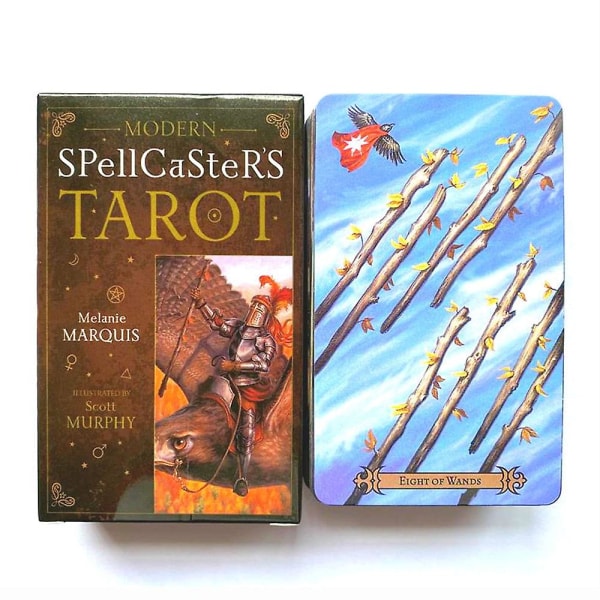 Moderne tarotkort kortstokk brettspill engelsk for familie gave selskap spillekort spill underholdning Santa muerte