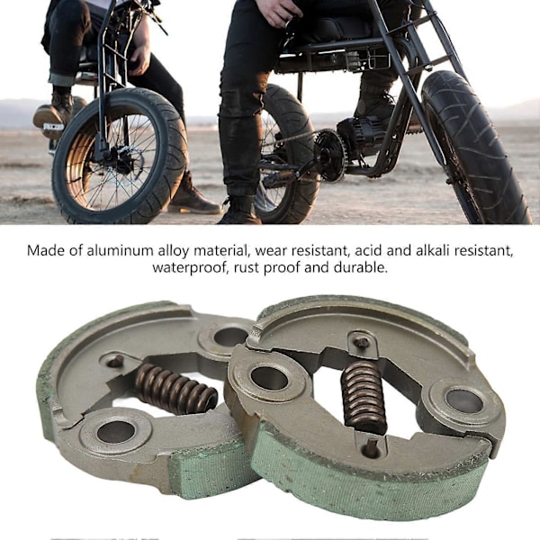 2 st Kraftiga Kopplingsbelägg Aluminiumlegering Slitstark för Mini Cykel Minimoto Scooter
