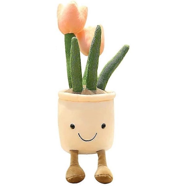 Tulipan Blomst Sukkulent Klem Plysjdukke