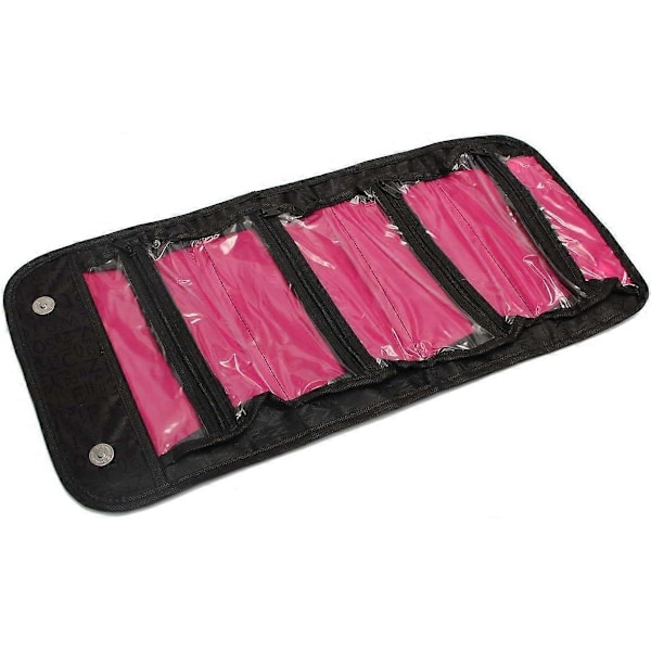 Roll Up Rese Kosmetisk Makeup Smycken Toalettväska Organizer Camping Tillbehör Hållare
