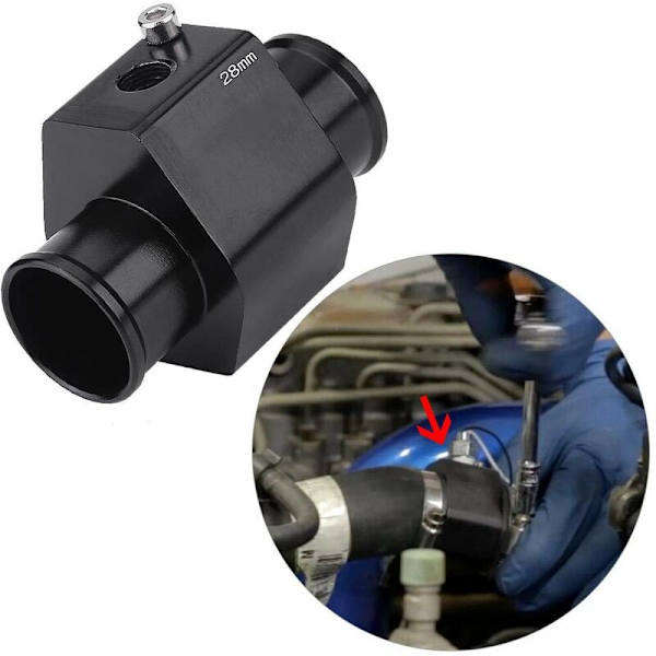 Vanntemperatursensor, bilvanntemperaturslangeadapter, temperatursonde, radiatorforsegling (28MM)
