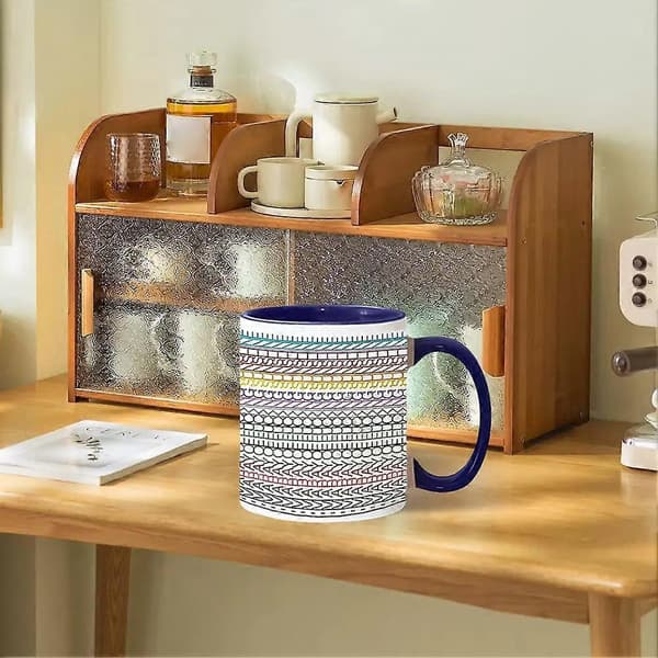 Kaffekopp i keramik med dolt meddelande, kök, dold information A