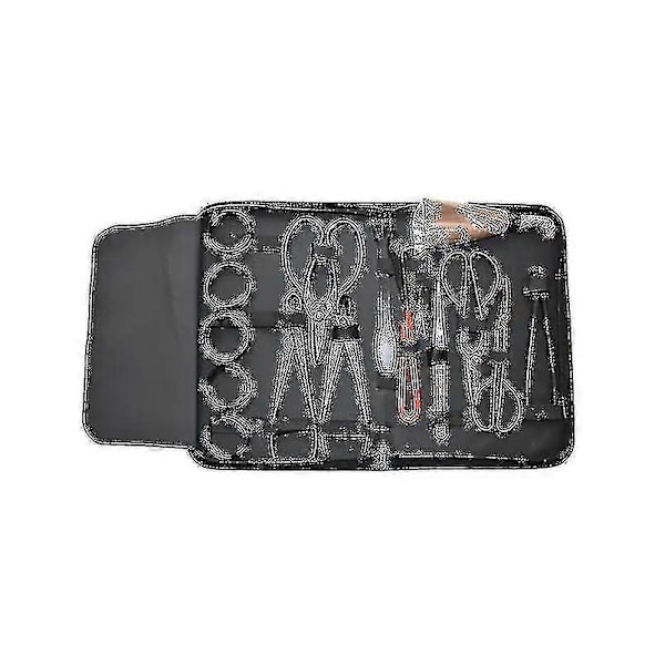 16 stk. Have Bonsai Værktøjssæt Kulstofstål Kit Klipper Saks Med Nylon Etui-o [reduceret!!!nyt Tilbud]