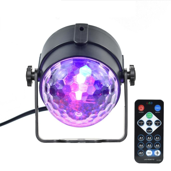 Kaukosäädin Led Magic Ball Light Dj Lighting Disco Ball Strobe Club Lamp Magic Mini Led Lavavalot Joulukotiin EU Plug