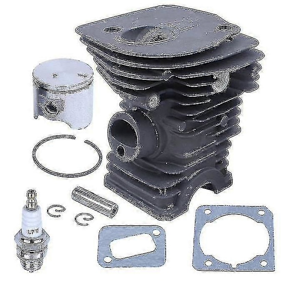42mm Nikasil-pläterad Cylinder Kolv Tändstift Kit För Husqvarna 340 345 E 350epa Jonsered Cs 2141 2145 2150