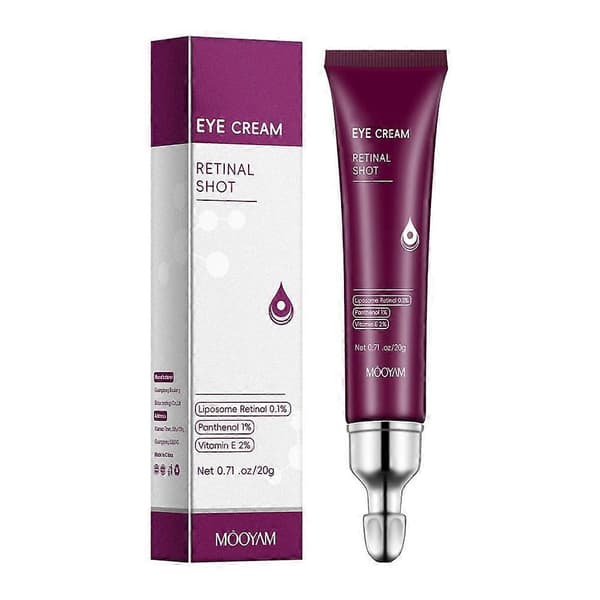 Retinol Opstrammende Øjencreme mod Mørke Rande - Udglatter Fine Linjer Anti-Aging