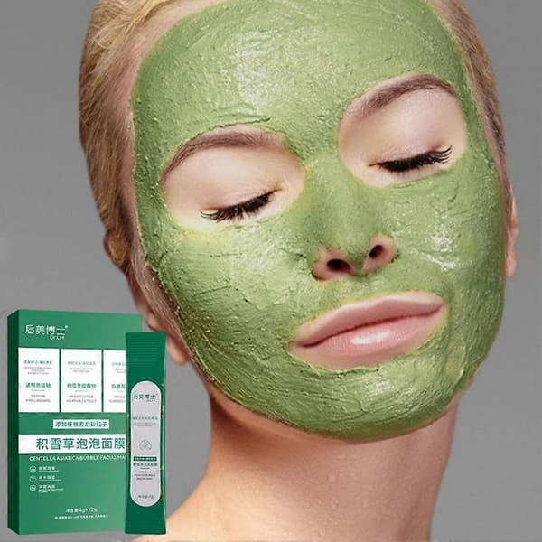 12x Bubble Face Sheet Masque Centella Asiatica Boblemaske Ansigtsmaske ^uk|