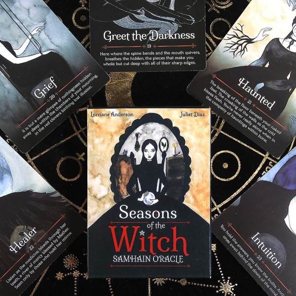 Seasons of the witch oracle kort samhain oracle heta säljande rider tarotkort för spådom tarotlek Angelarium oracle