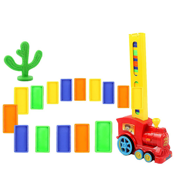 Elektrisk Domino Tog Leke Morsom Domino Pedagogisk Leke Barn Auto