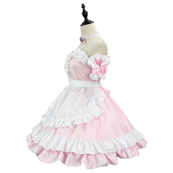 Snabb frakt Dam Sweet Lolita Klänning Viktoriansk Ärmlös prinsessa Cosplay Kostymer Hemmaklänningar XL