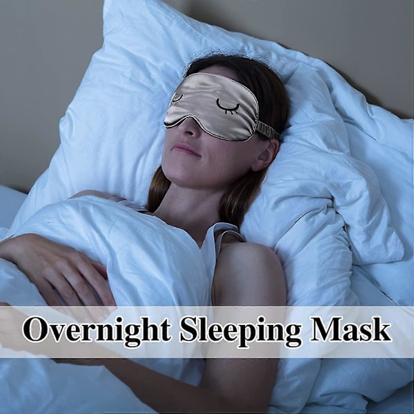 2 Stycken Söta Sovmasker Söta Lätta Justerbara Ögonmasker