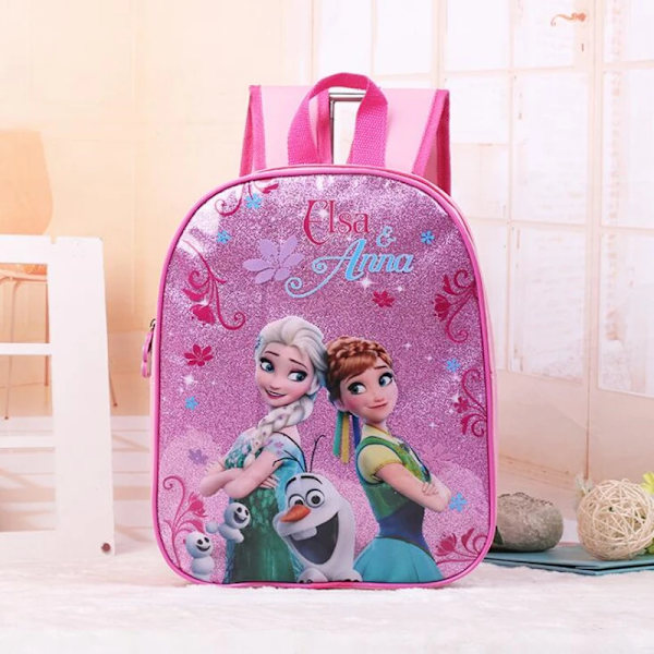 Spider-Man Barnskolväska Disney Frozen Elsa Princess Ryggsäck 3 Delar/Set Förskola Tecknad Skolväska only backpack