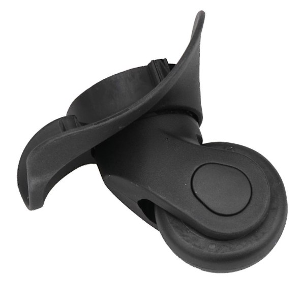 1 pari mustia matkalaukun 360 astetta kääntyviä pyöriä 91x107x49mm - Bqlzr