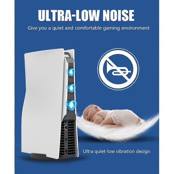 Køleventilator til konsoltemperaturudblæsning USB Ekstern køleventilator til Digital Edition / Ultra H