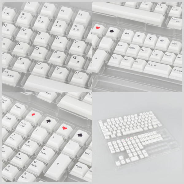 Søtt Katte Kablet Mekanisk Tastatur DIY Kit 64 Taster Hot-Swappable RGB Lyseffekt Minimalist