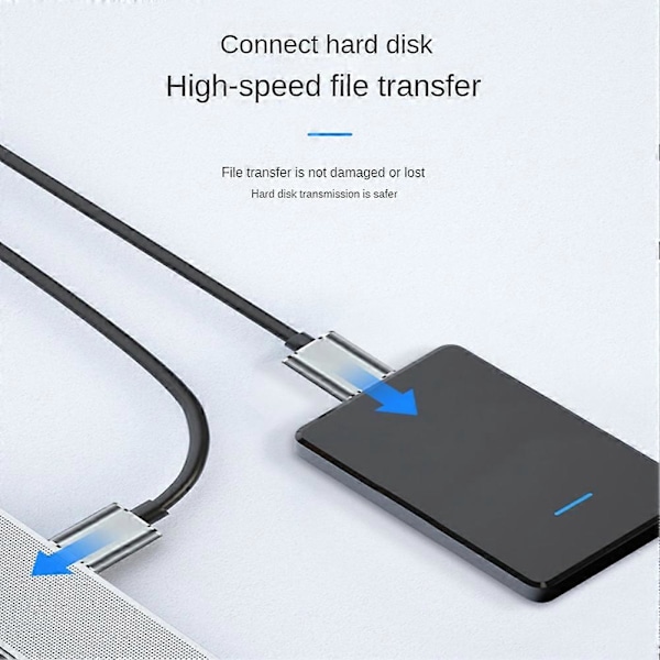 Extern hårddiskkabel USB Micro-B HDD-kabel Micro-B Datakabel SSD Sata-kabel för hårddisk Mic