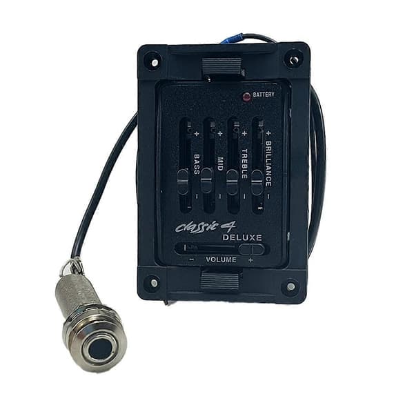4-bånds EQ Preamp Classic 4 Deluxe gitarpickuper for klassiske akustiske instrumenter Tilbehørsdel