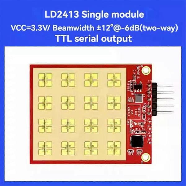 24G Vandstandsmålingssensor LD2413 Radarmodul, Kun Modul