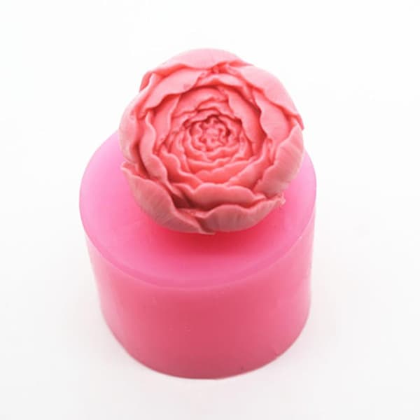 DIY Kristall Epoxi Ros Blomma Silikon Handform Q