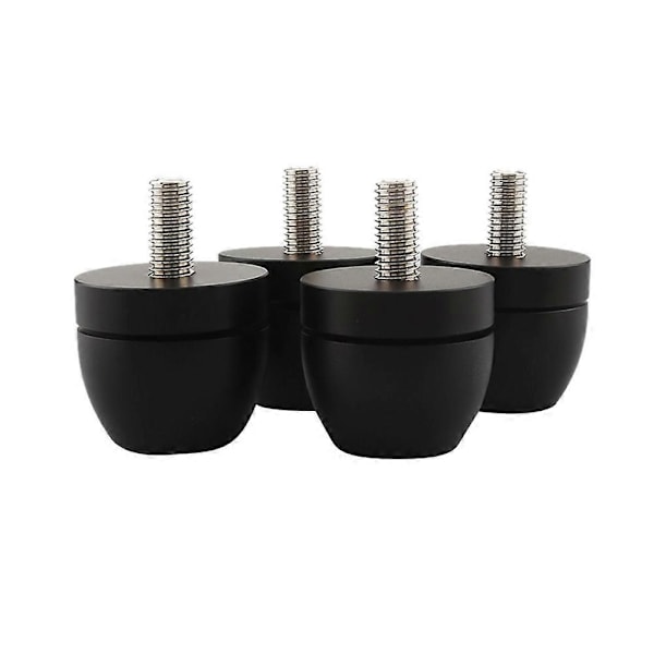 4st Aluminium Stötsäkra Spikdynor Isolationsstativ Fötter Förstärkare Högtalare Spelare Subwoofer Upphängning