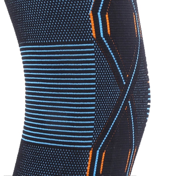 Knäskydd Professionell Nylon Knäkompressionsärm Stöd för Löpning Fitness Bollsporter