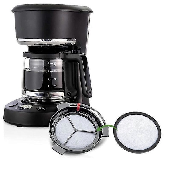12-pak kaffemaskine vandfiltre kompatible med Mr. Coffee bryggere kaffemaskiner, erstatning Cha
