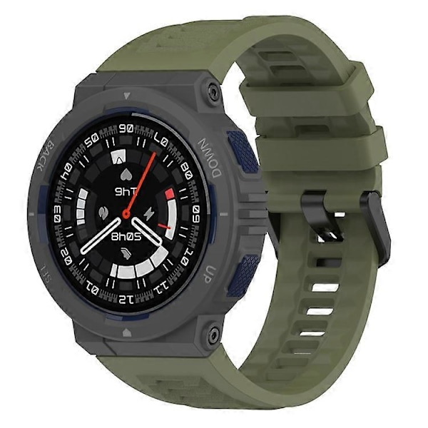 Kompatibelt för Huami Amazfit Active Edge A2212 Ersättningsarmband Mjukt Silikon Klockarmband Green