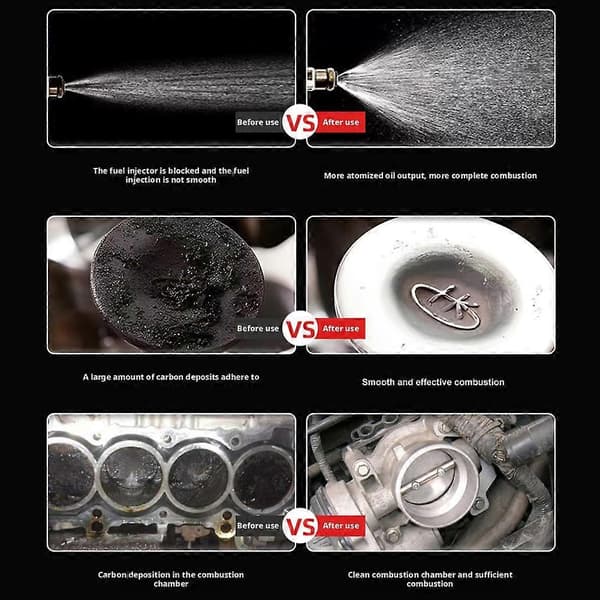 Dieseldyse-renser 60 ml kulstoffjernende additiv til motor