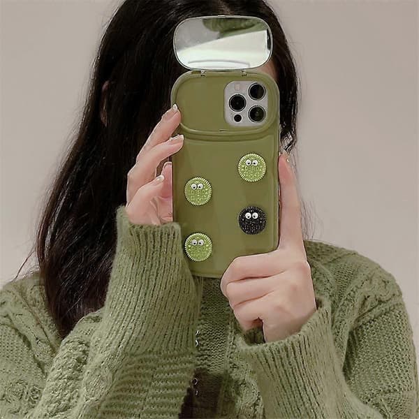 Single Flip Spejl er egnet til iPhone 14 og 13 Mobiltelefoncovers.