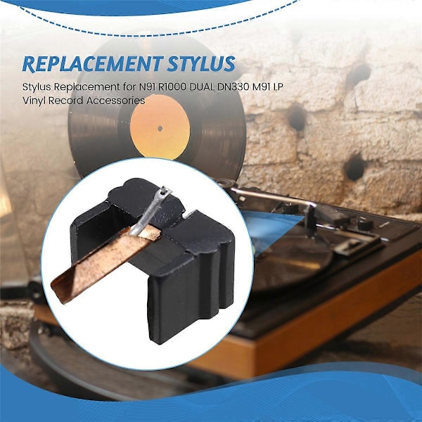 Stylus Erstatning for N91 R1000 DUAL DN330 M91 LP Vinyl Plate Tilbehør