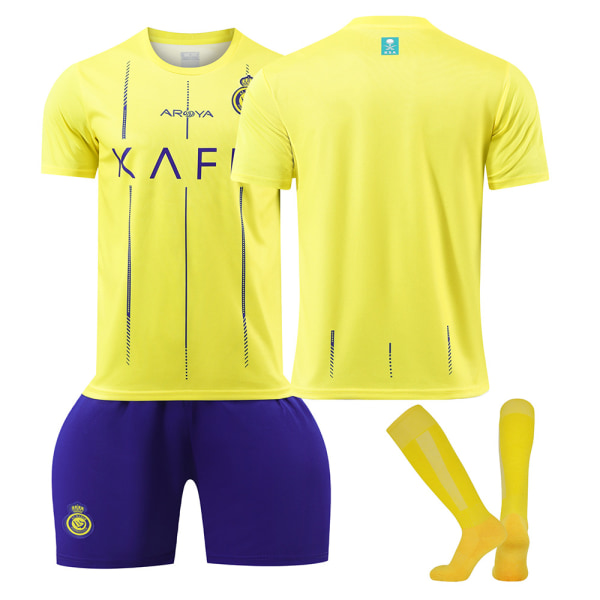 23-24 ny Riyadh seier fotballuniform Nr. 7 Ronaldo drakt 10 Mane voksen barnedrakt no number 16