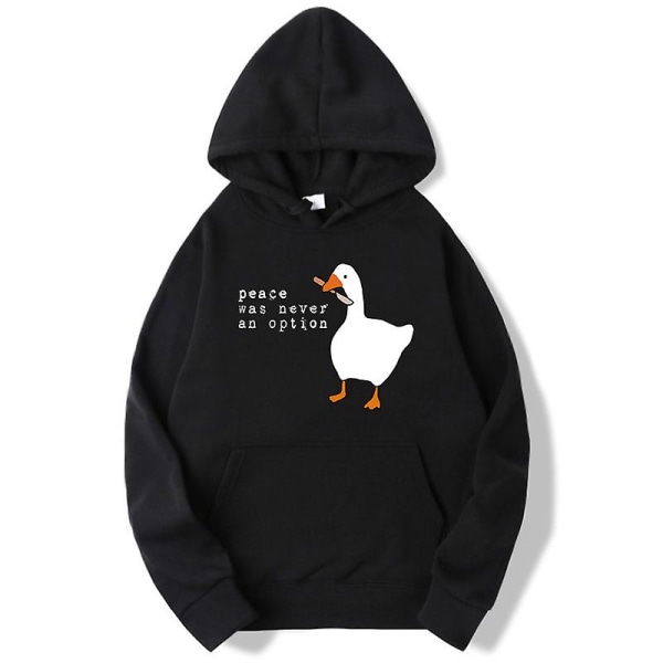Peace Was Never An Option Gås Hettegenser Unisex Hettegenser For Menn Kvinner Sweatshirts