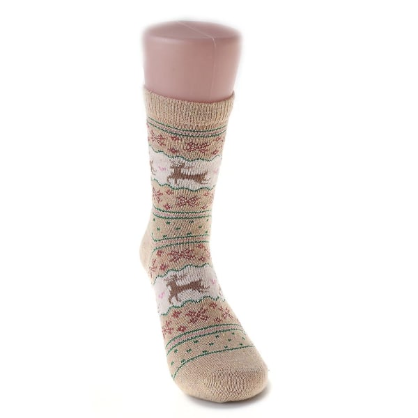Dam Vinterstrumpor Julklapp Varma Ullstrumpor Khaki
