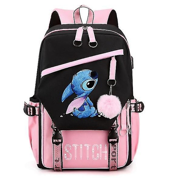 Stitch USB Ladattava Koulureppu Pojille ja Tytöille Style 2