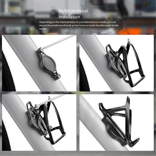 Vanntett sykkelmonteringsplate for Mount Hidden Bracket Installasjonslokaliseringsholderetui