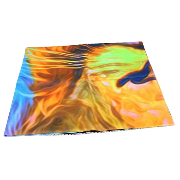 Blacklight Tapestry Mjuk Utsökt Färgäkta Lejon Gobeläng UV-Reaktiv Gobeläng för Sovrum Vardagsrum GTYH 187 200x150cm/78.7x59.1in (B X H)