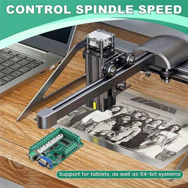 V3.25 USB Driver Motion Controller 5 Akse CNC Board Z Værktøjsindstilling til CNC Router Skæring Gravering