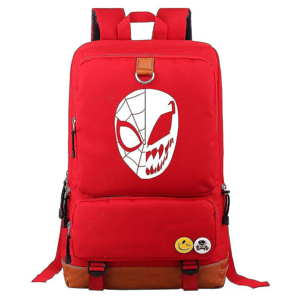 Suurikapasiteettinen reppu Venom Print -koululaukkulla teini-ikäisille (1-124) Red