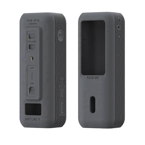 Silikonfodral för 165W Powerbank Reseskydd Dammtätt, Resevänligt, med SD/SIM-kortförvaring, B