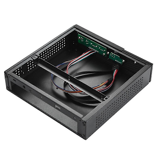 ITX Datorchassi TX02 Mini Desktop Chassi Industriell Kontroll HTPC Chassi
