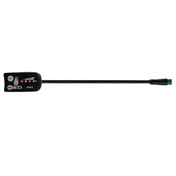 Elektrisk Sykkel 36V48V S800 LED LCD Måler Kontrollpanel Display for Ebike Controller 5 Pins Vanntett