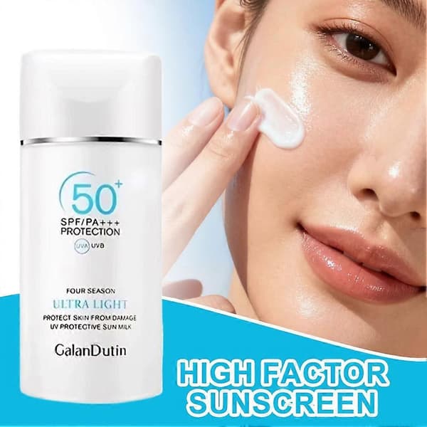 High SPF Sunscreen SPF50+ PA+++ Waterproof Sweat-resistant