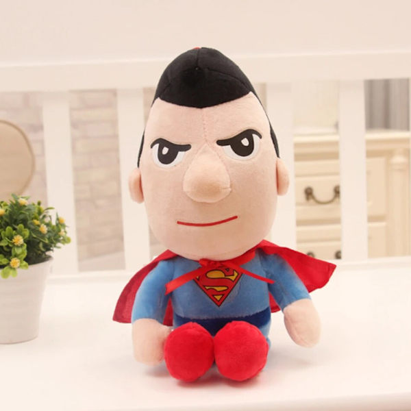 20-30cm Disney Marvel Spiderman Plyschleksak Mjuk Fylld Tecknad Fylld Docka Stor Plysch Pojke Tygdocka Kudde Barn Julklapp superman 27cm